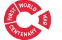 first, world, war, centenary, logo
