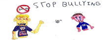 cyber bullying image created by Swindon's children and young people