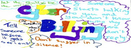 cyber bullying image created by Swindon's children and young people