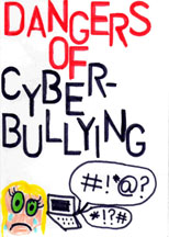 cyber bullying image created by Swindon's children and young people