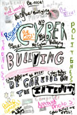 cyber bullying image created by Swindon's children and young people